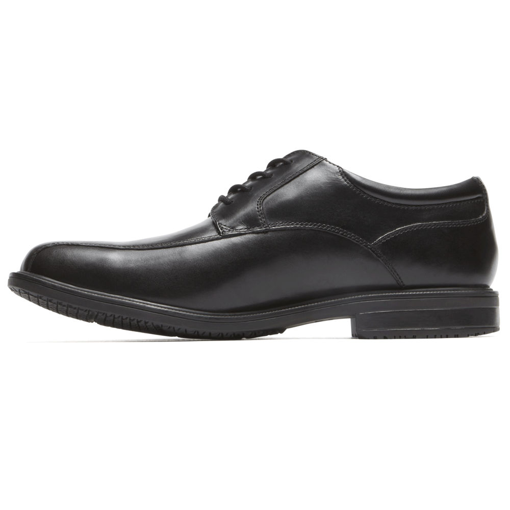 Oxfords Rockport Homem Pretas - Essential Details Ii Bike Toe - 05624POQT